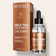 Gouttes Autobronzantes pour Visage - Hâle Léger