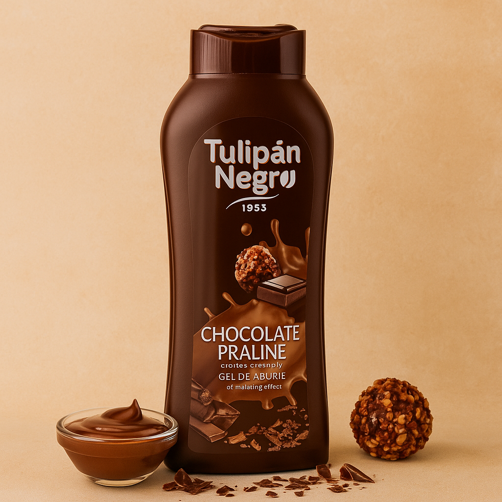 Gel de douche "Chocolat et praliné"