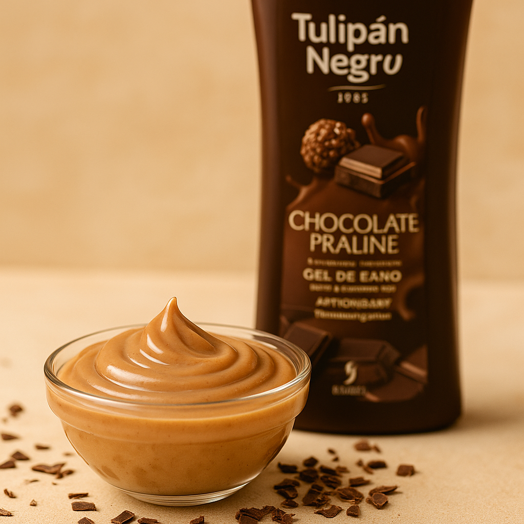 Gel de douche "Chocolat et praliné"