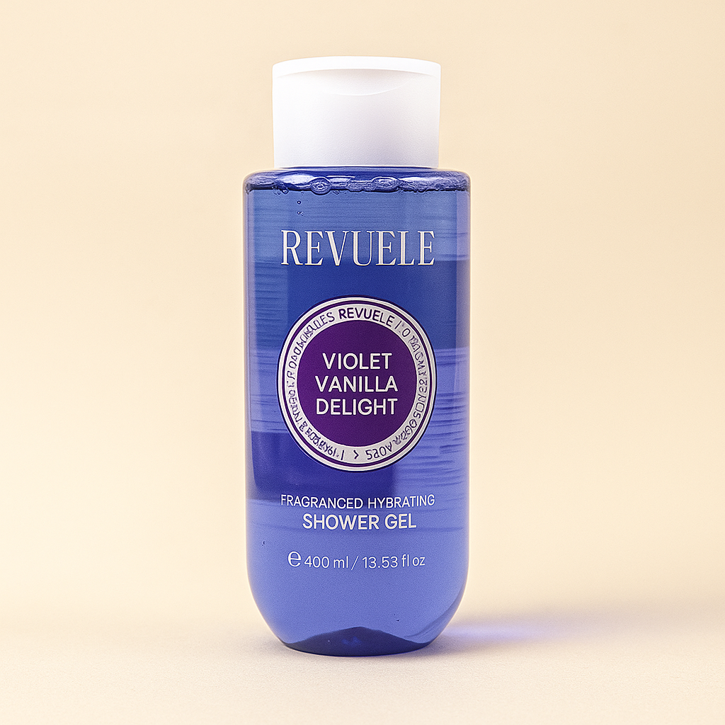 Gel de Douche Vanille, Violette Sucrée, Bois de Santal - 400ml