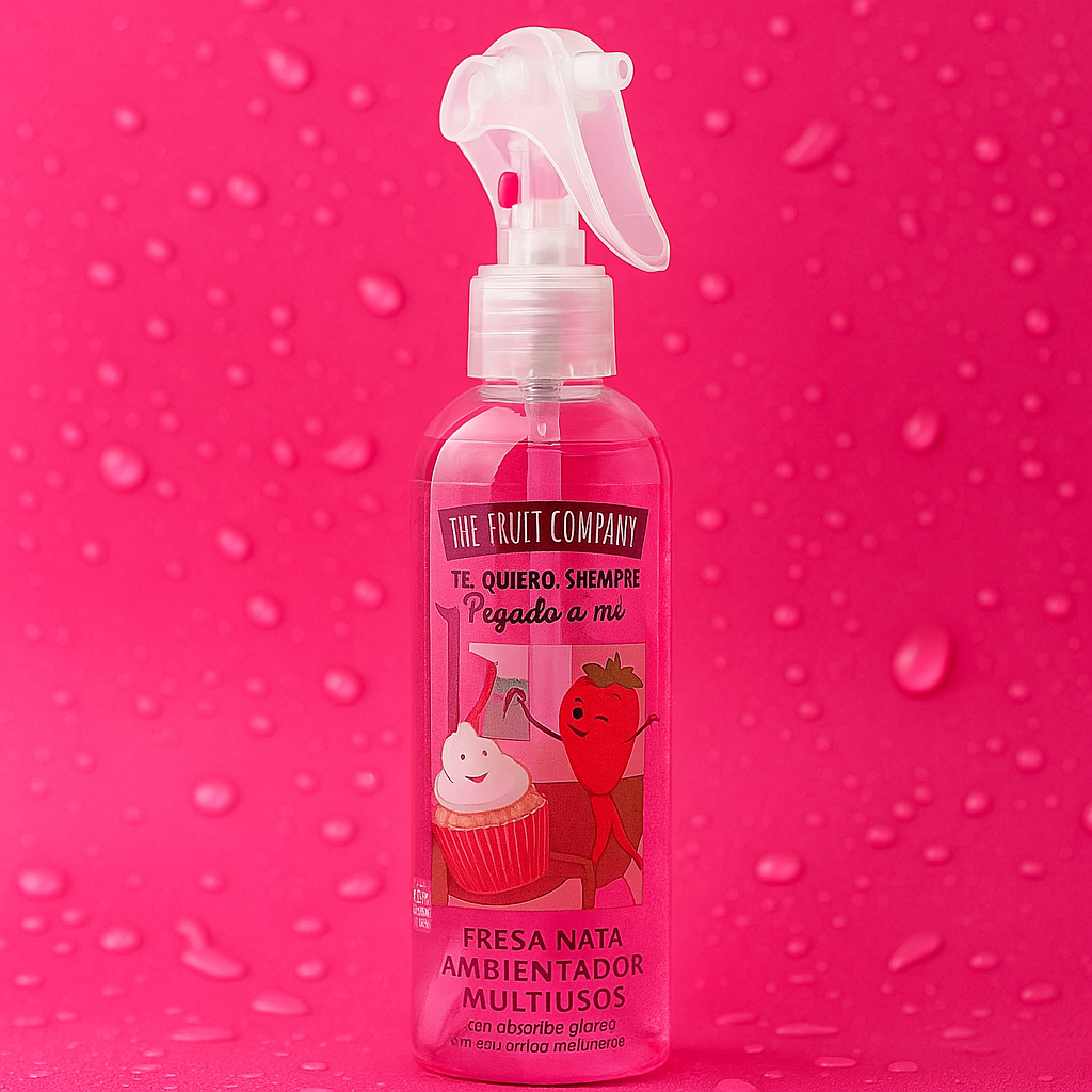 🍓 Spray Désodorisant Liquide – Fraise Chantilly