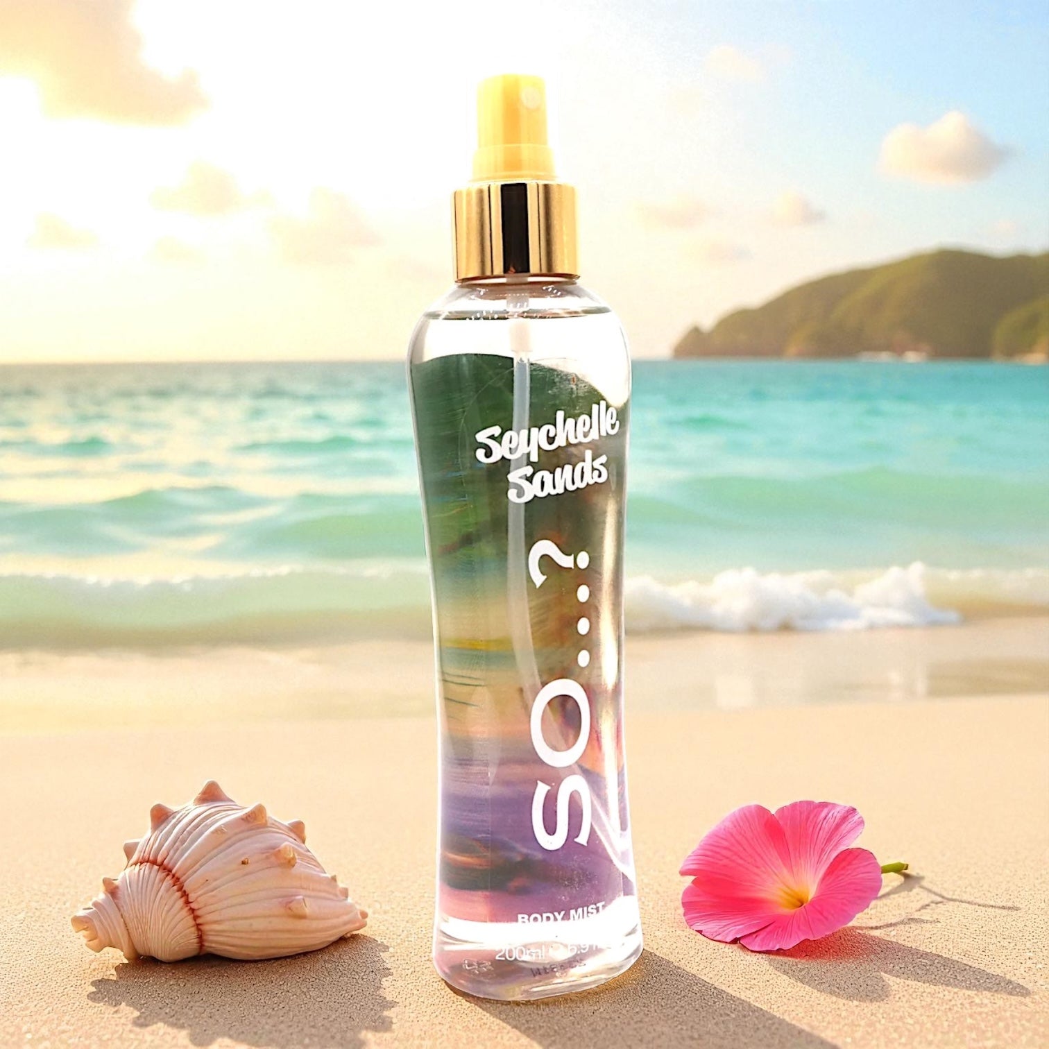 Brume Corps Seychelle Sands - Vanille Orientale, Pêche, Rose - 200ml