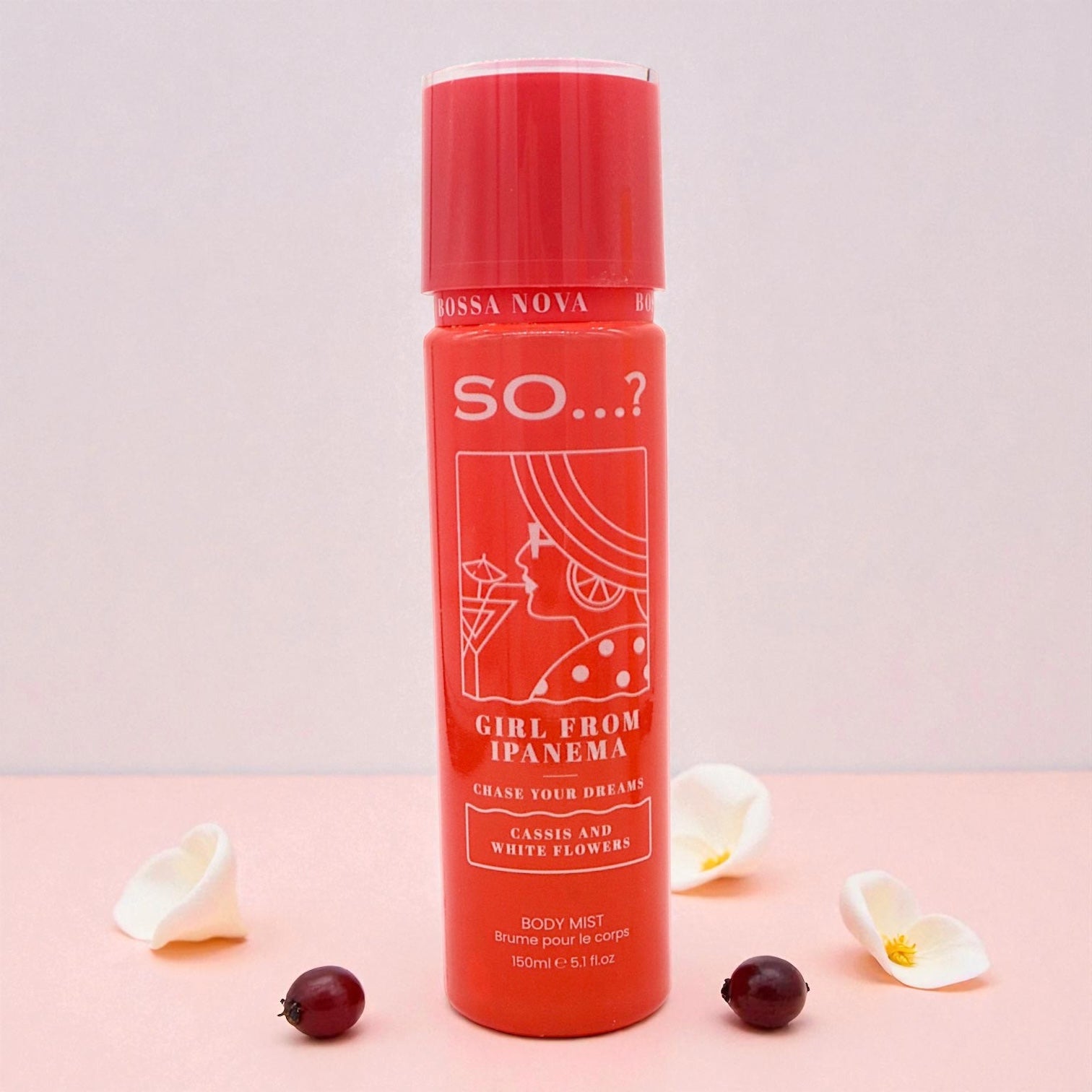 Brume Bossa Nova- Cassis, Fleurs Blanches, Ambre - 150ml