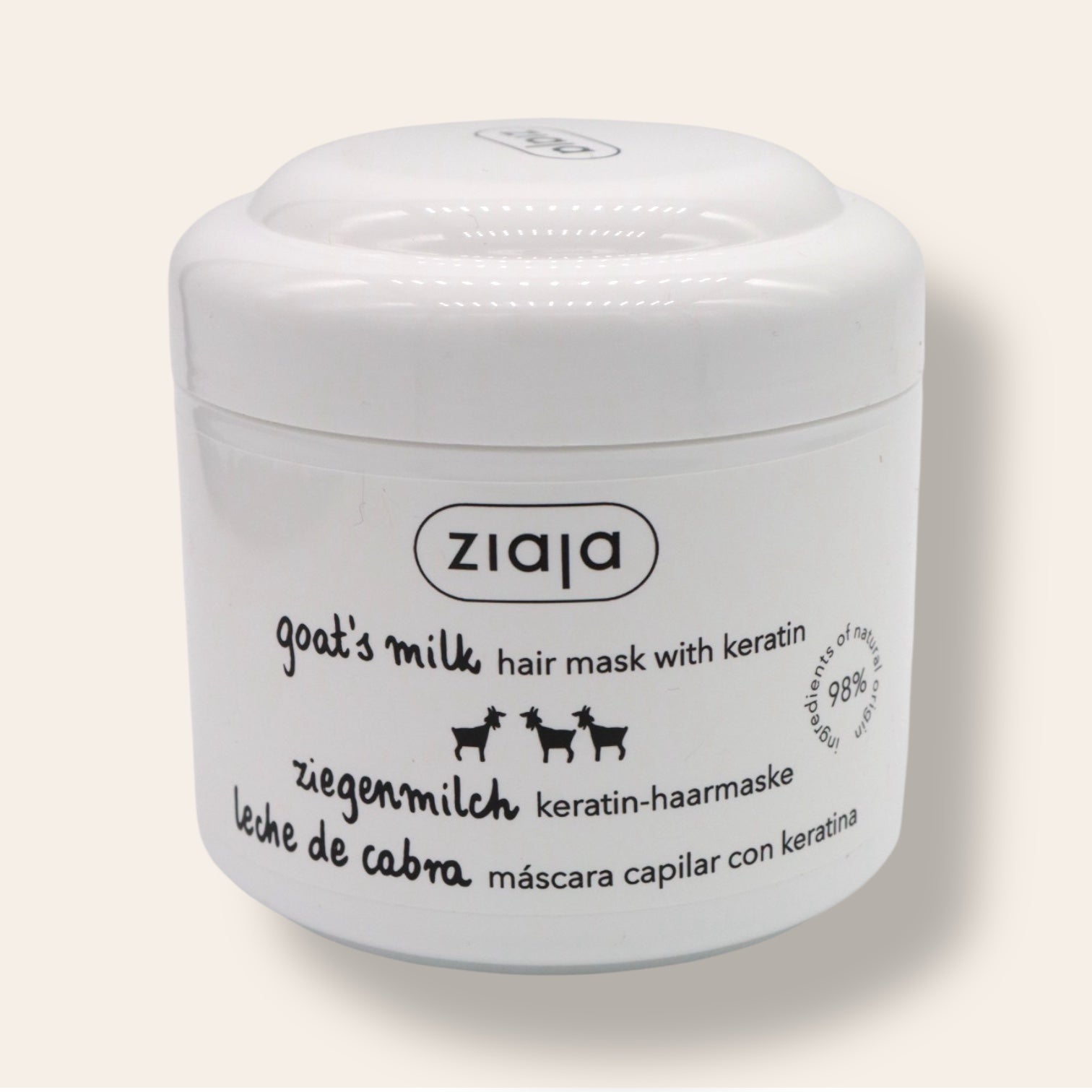 Masque Revitalisant Cheveux à la Kératine et au Lait de Chèvre