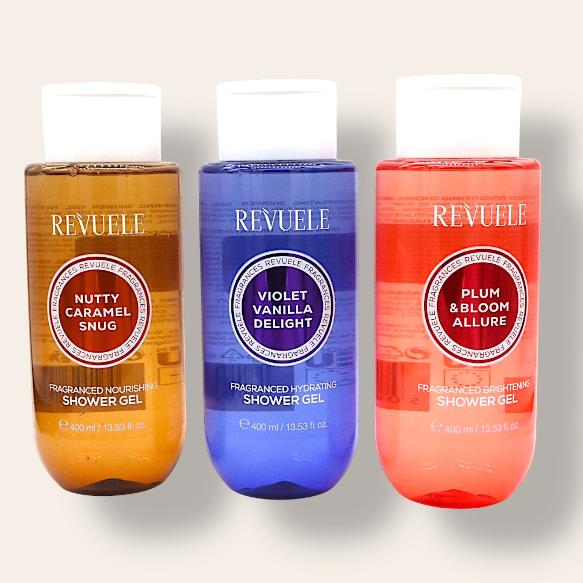 Gel de Douche Prune Fumée, Fleurs, Vanille - 400ml