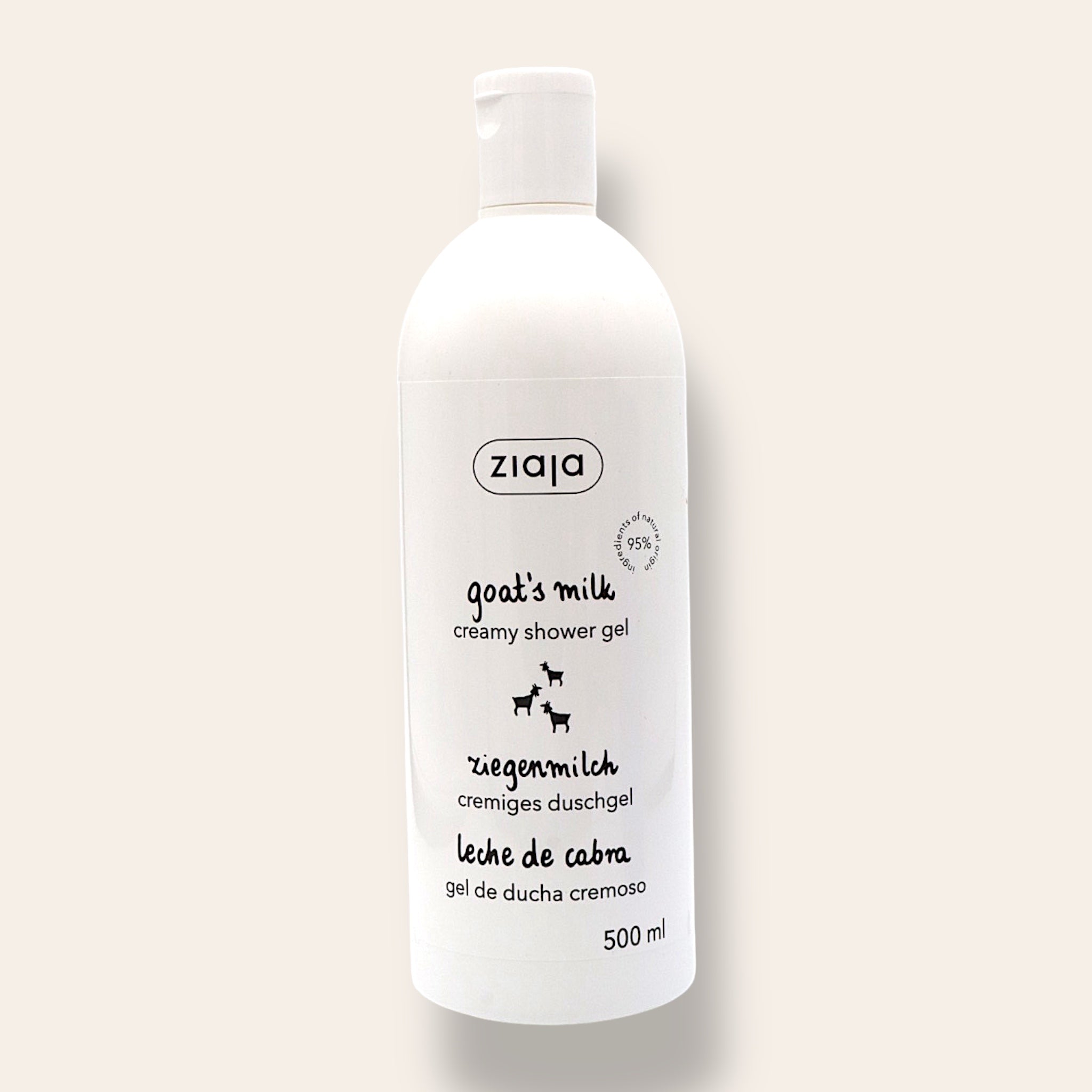Crème de douche au lait de chèvre (500 ml)